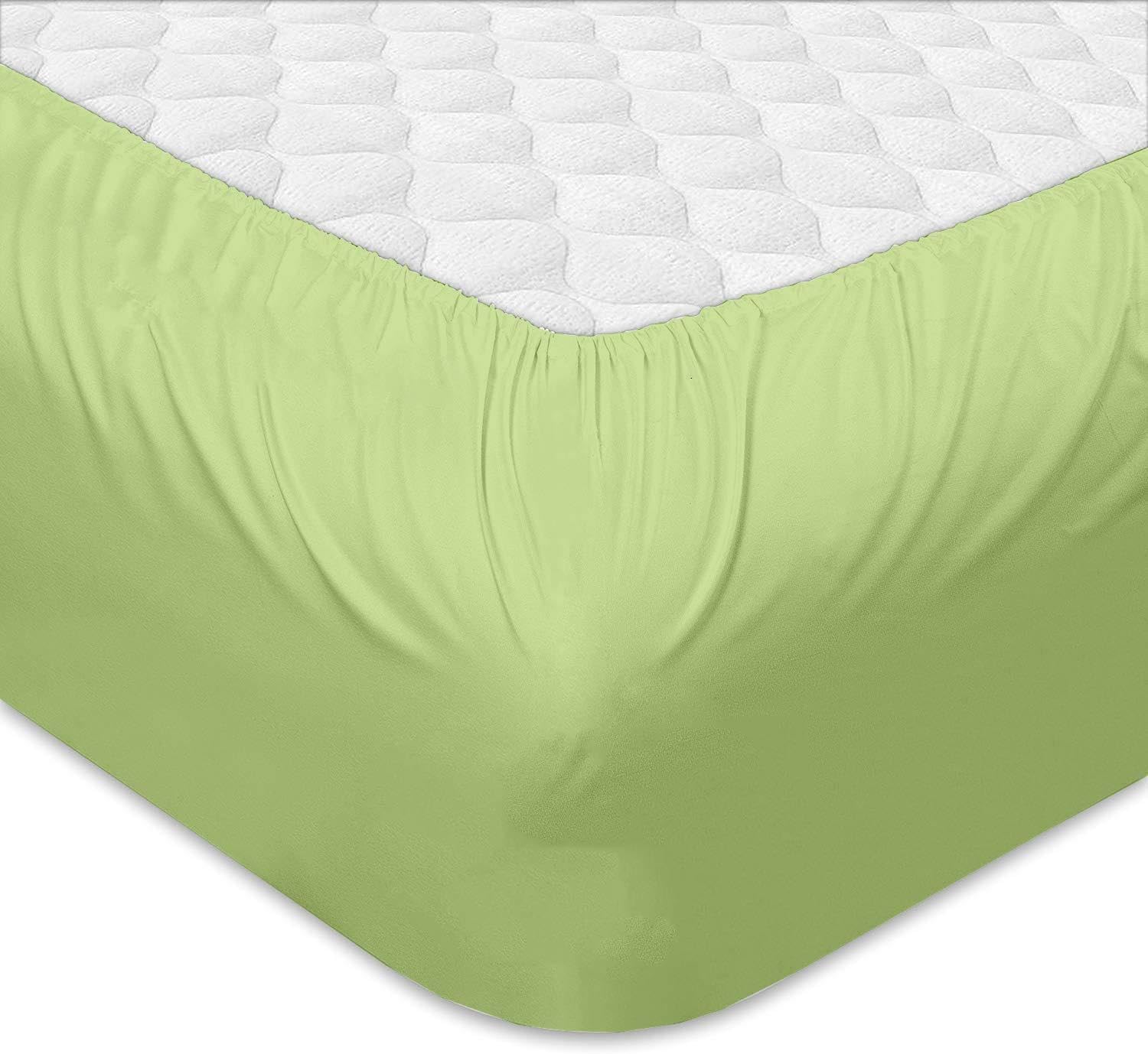 Premium 600 Thread Count 100% Cotton Split King Sheet Set for Adjustable Beds - 15