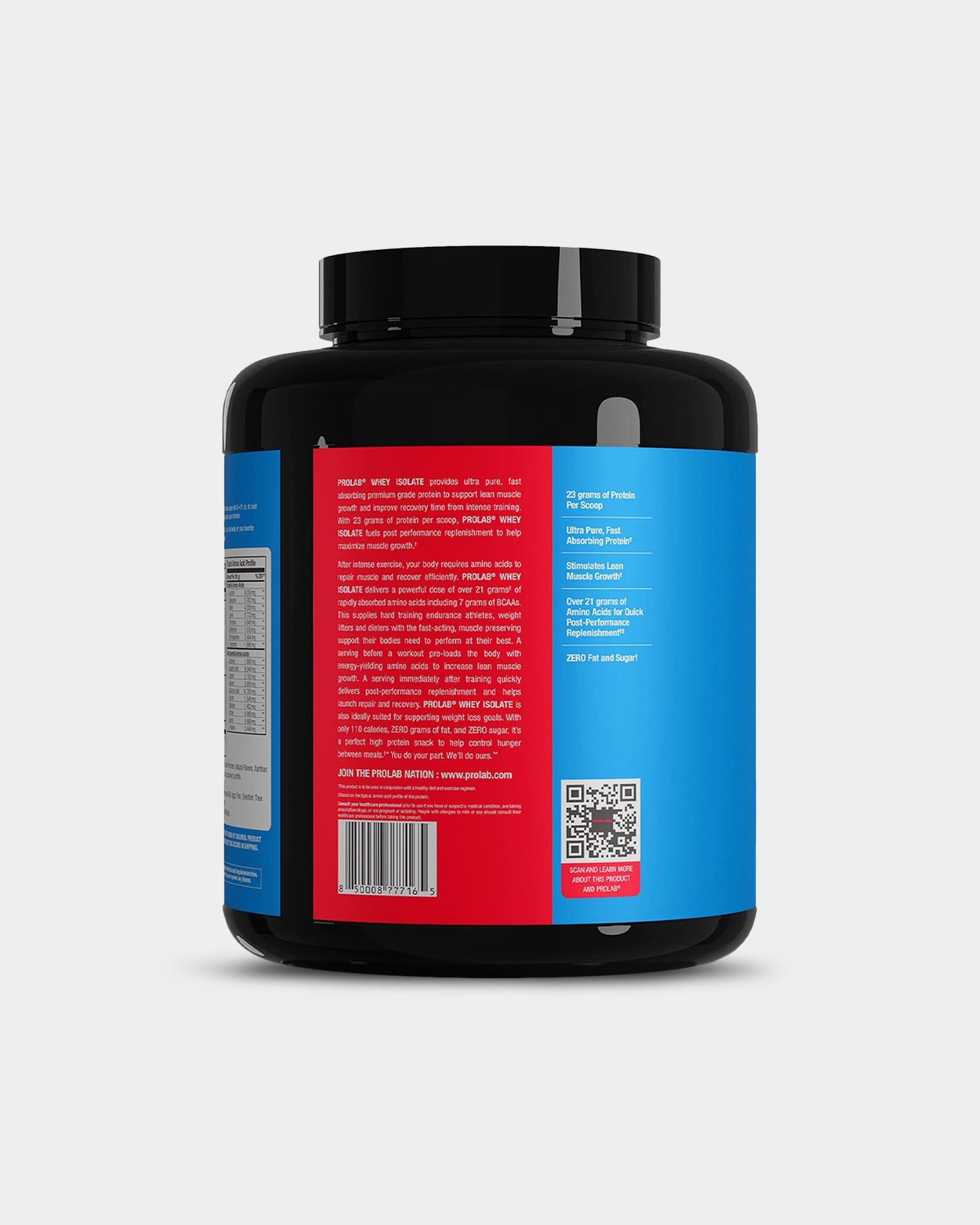 Prolab Nutrition Whey Protein Isolate Powder - Premium 100% Pure Whey Isolate for Muscle Recovery & Growth - Ideal for Post-Workout, Weight Loss & Fitness Enthusiasts