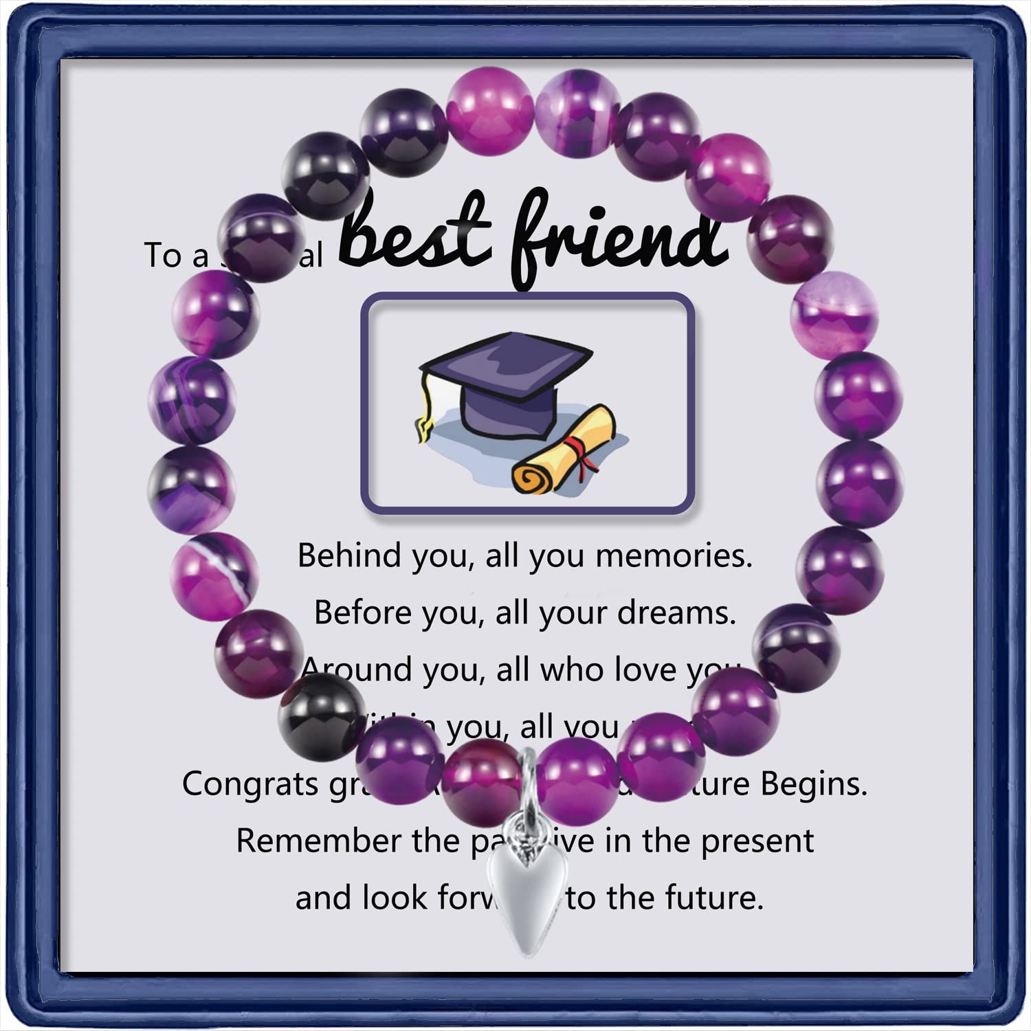 2023 Graduation Gifts for Women & Men - Inspirational Graduation Bracelet with 