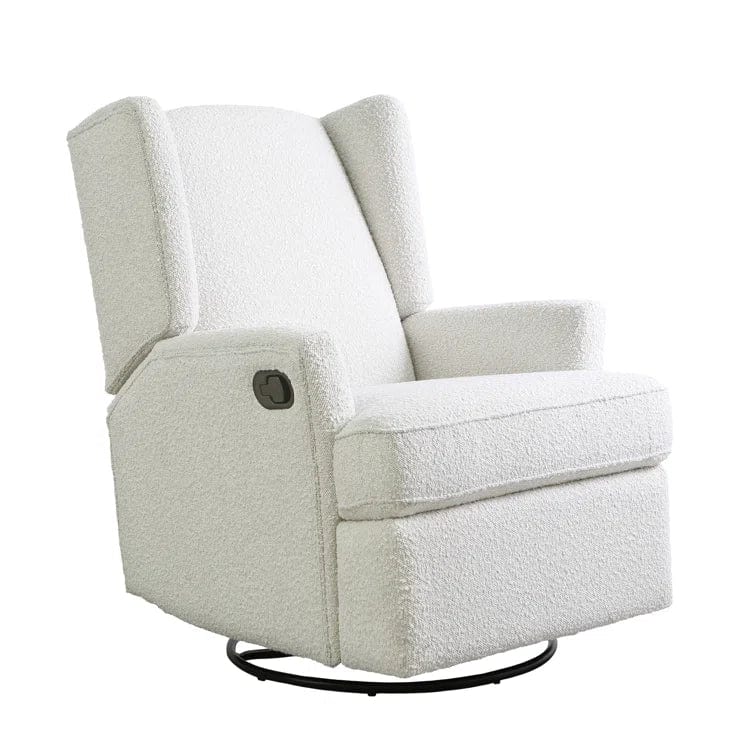 Hemingway Swivel Recliner Chair - Second Story Home Comfortable Leather Reclining Chair with 360° Rotation - Perfect for Living Room, Home Theater & Office Relaxation