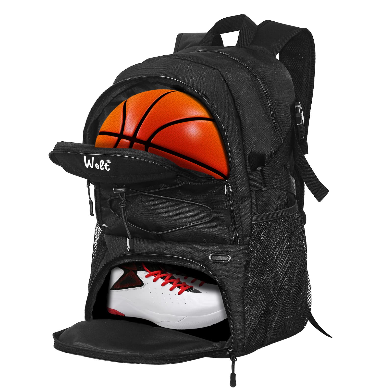 Basketball Backpack with Shoe Compartment - Best for Sports & Travel
