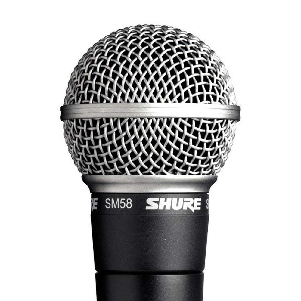 Shure SM58S Professional Vocal Microphone with On/Off Switch - XLR Dynamic Mic (2 Pack) for Live Performances, Studio Recording & Podcasting
