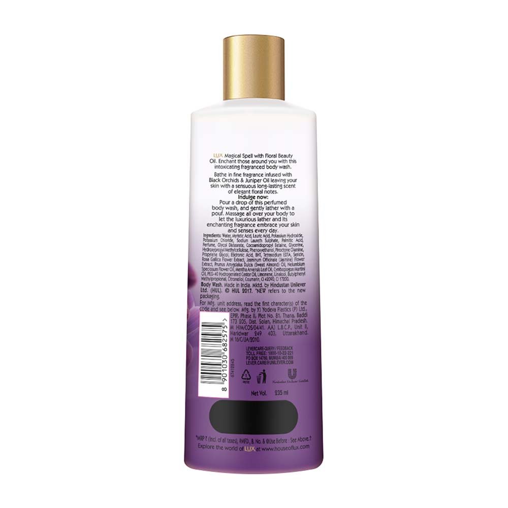 Lux Magical Spell Body Wash with Black Orchids & Juniper Oil - 8oz/235ml - Moisturizing & Aromatherapy Shower Gel for Relaxation & Self-Care Rituals
