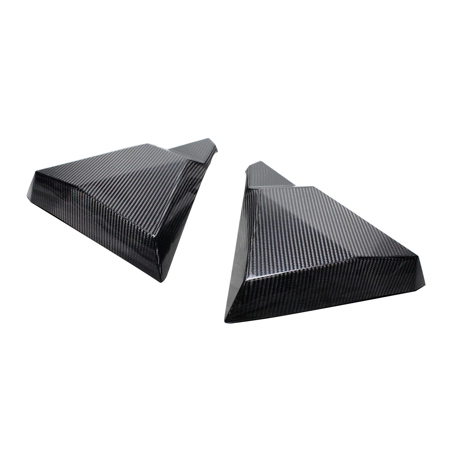 Premium 100% Black Carbon Fiber Battery Side Covers for Harley Davidson Touring Models (FLHX, FLTRX, FLHT, FLHR) - Compatible with Street Glide, Road Glide, Ultra Limited & CVO Limited 2014-2023 | Lightweight & Durable Protection for Motorcycle Batteries | Perfect for Long Rides, Custom Builds & Show Bikes