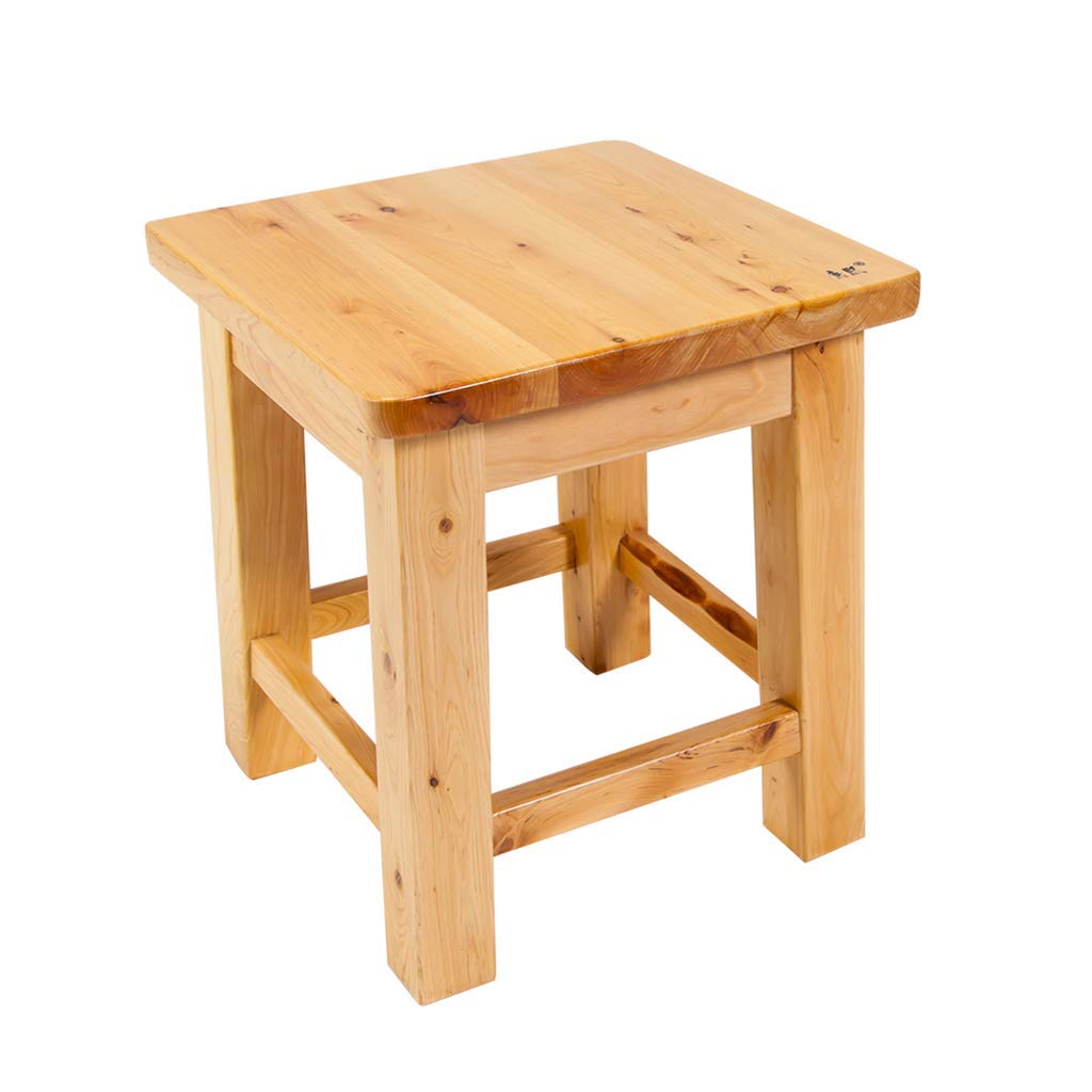 **JF-XUAN Wooden Shower Stool - Heavy Duty Bathroom Seat for Elderly & Disabled - Non-Slip Design Supports 250kg - Perfect for Shower, Bathtub & Spa Use**