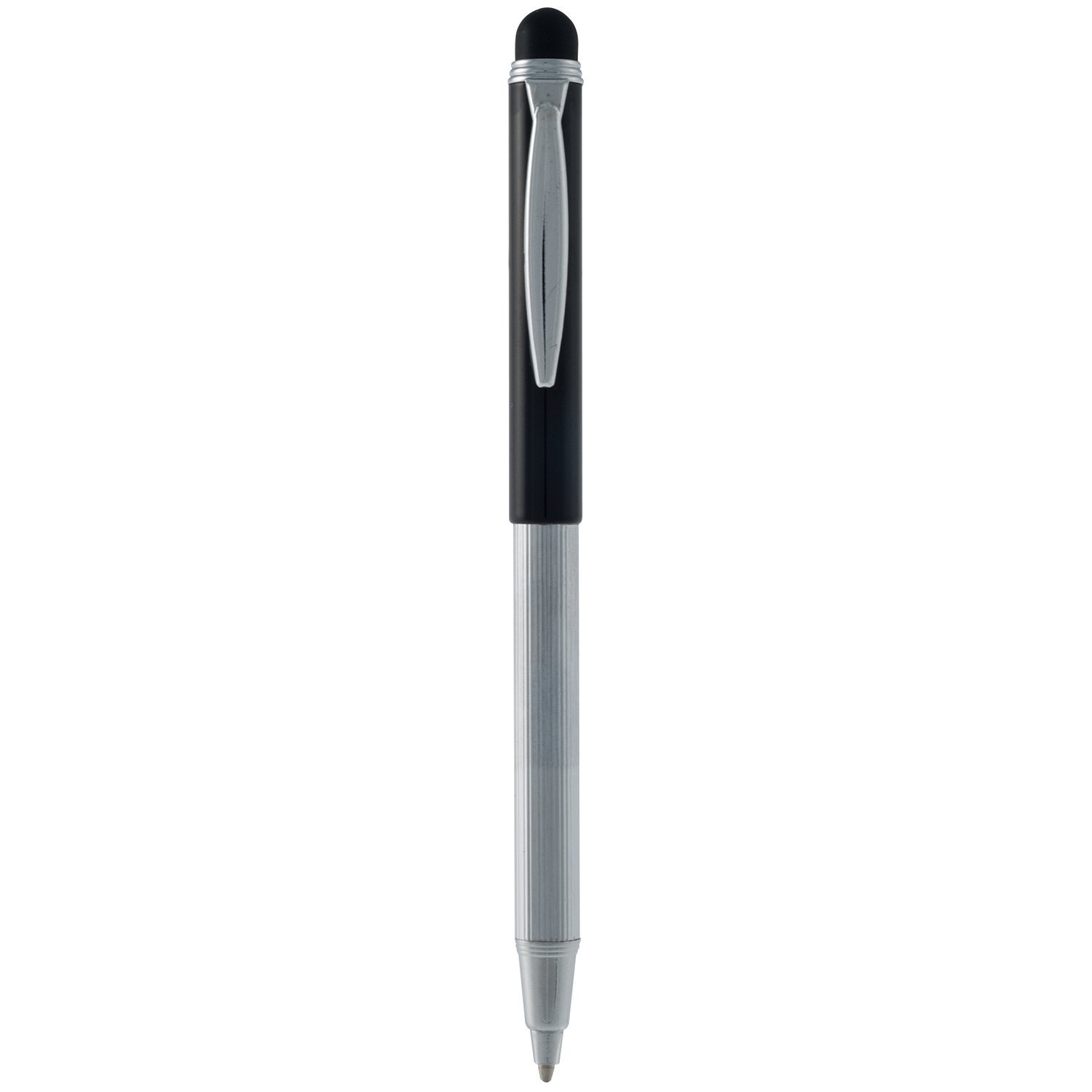 Monteverde S-102 Retractable Ballpoint Pen with Stylus Tip - Black Ink Pen for Business, Note Taking & Touchscreen Devices | Premium Writing Instrument for Office, School & Digital Use