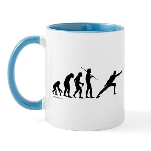 White/Blue Inside - Fencing Evolution Mug
