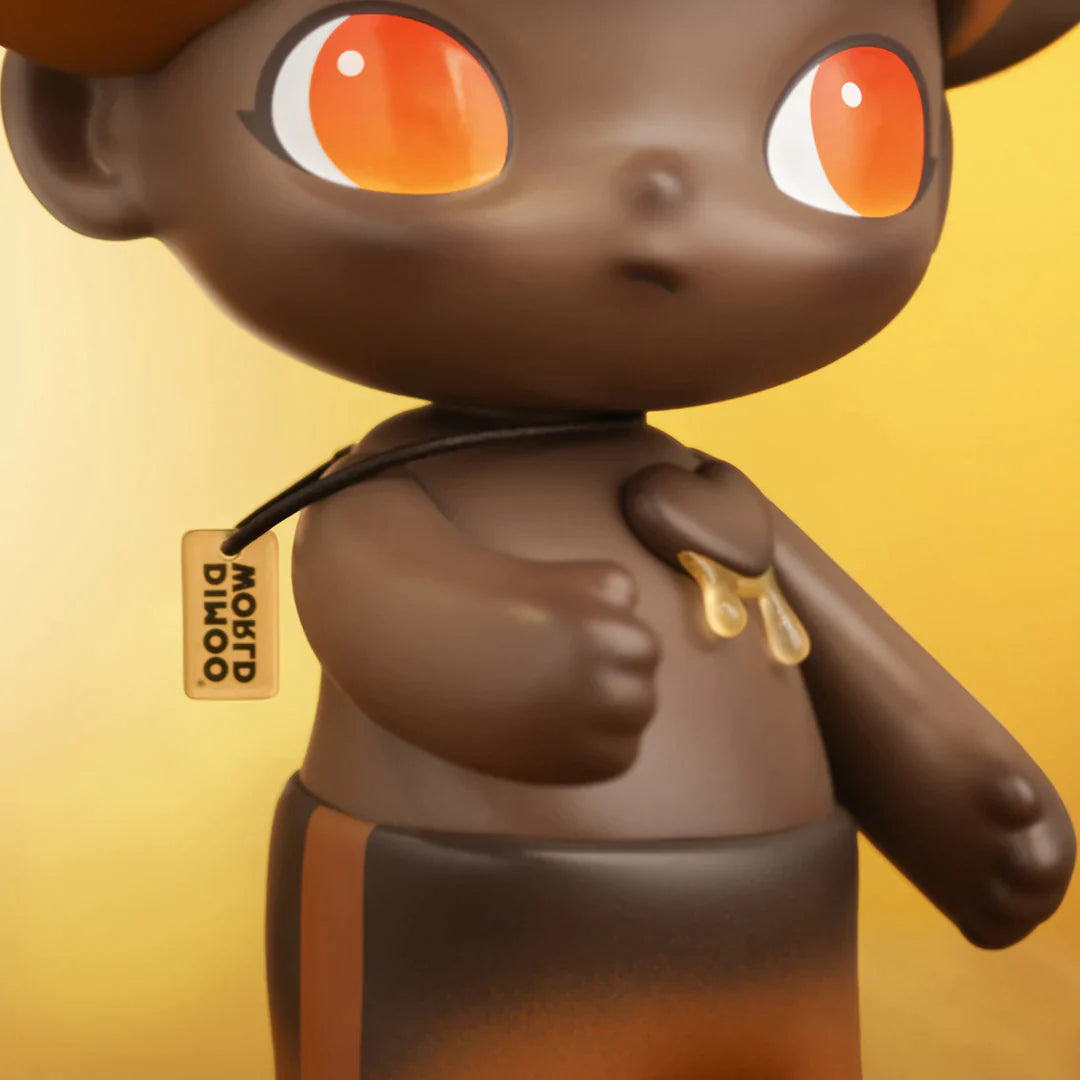 POP MART MEGA JUST DIMOO 400% Maple Syrup Cocoa Limited Edition Collectible Figure - Perfect for Display, Gift Giving, and Anime Fans Collection