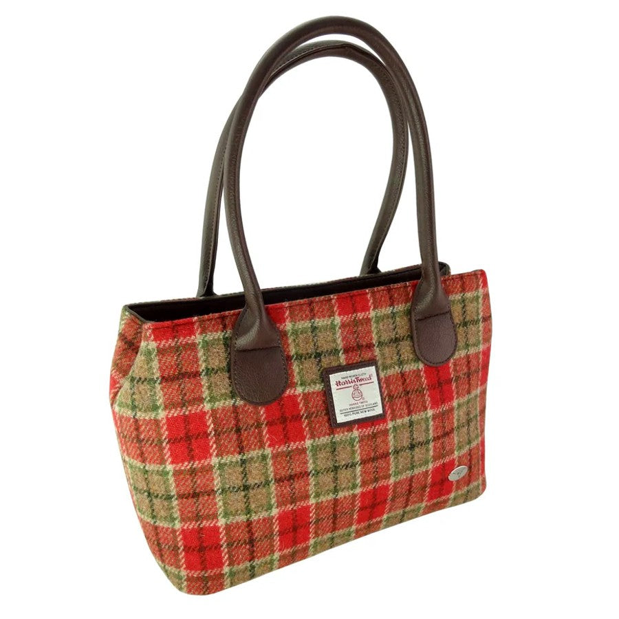 Classic Harris Tweed Handbag for Women [22 Colors] - Elegant Crossbody Purse with Adjustable Strap, Perfect for Work, Travel & Everyday Use