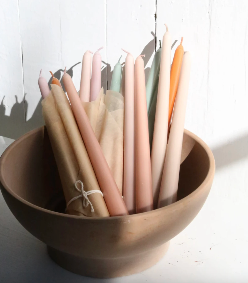 12-Pack Premium Taper Candles - 10 Inch Elegant Dripless Dinner Candles for Romantic Dining, Wedding Decor & Holiday Centerpieces