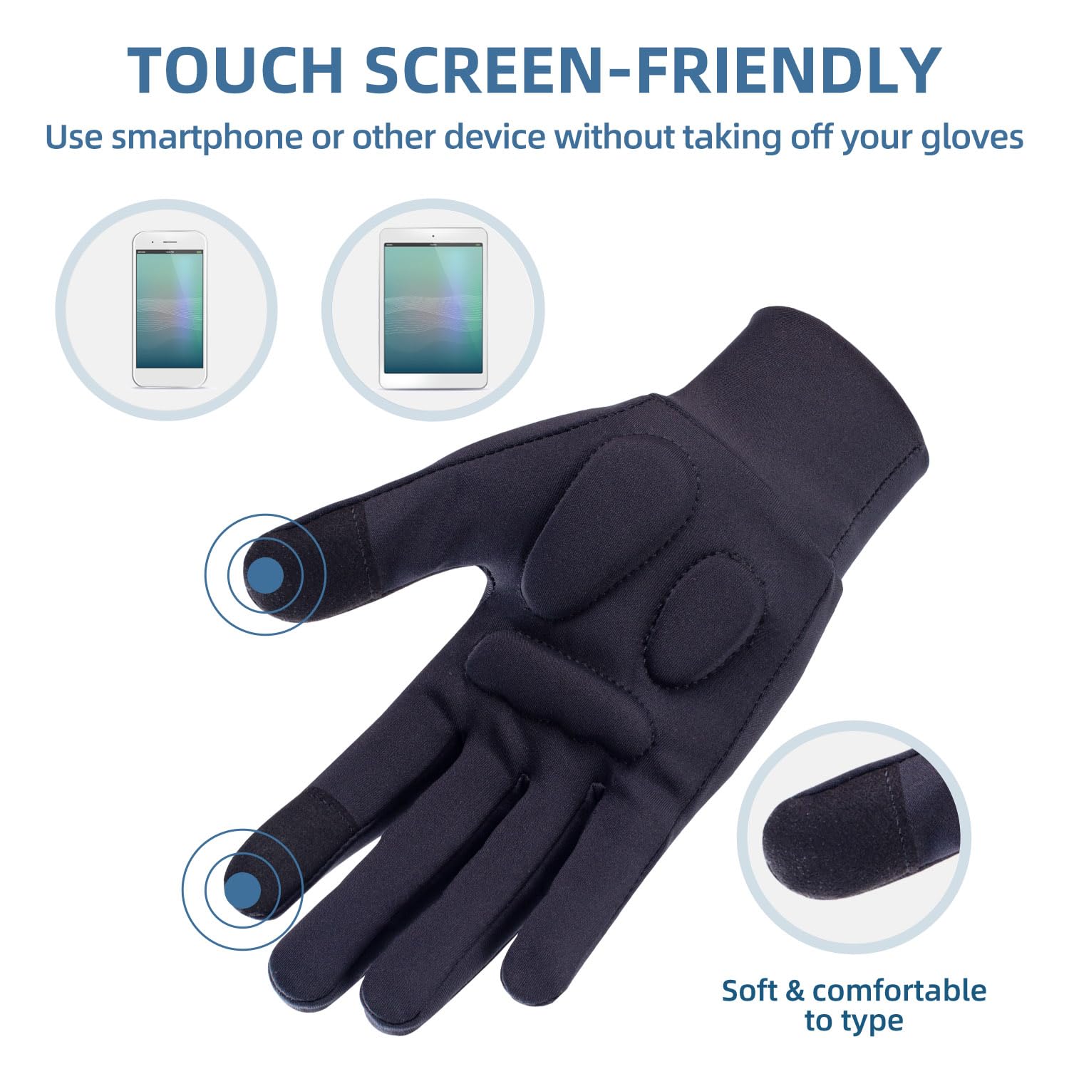 Women's Figure Skating Gloves - Padded Ice Skating Gloves for Practice & Performance | Warm Protective Gloves for Skating Training, Competitions & Winter Sports