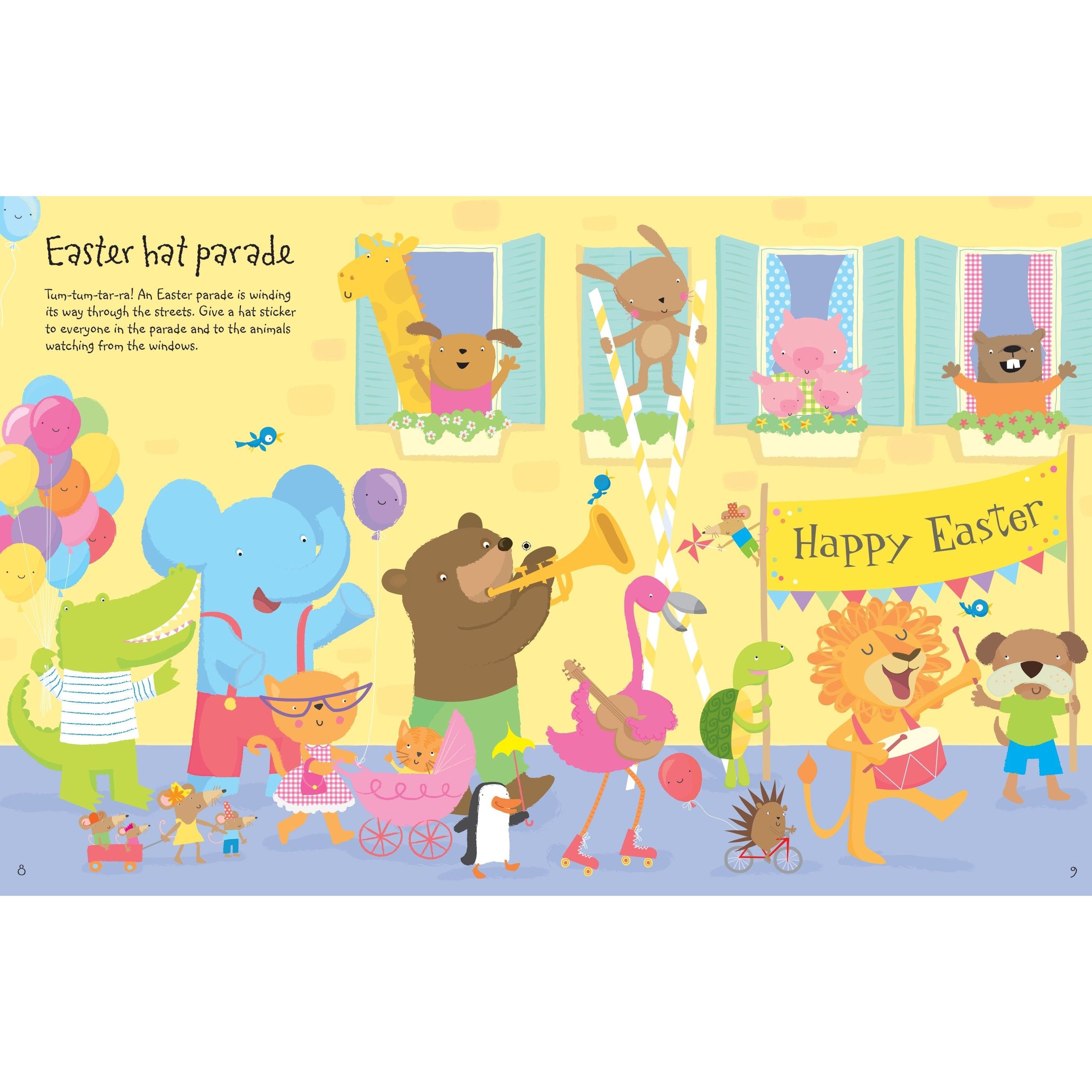 Easter Sticker Book for Kids - 50+ Fun Holiday Stickers for Scrapbooking, DIY Crafts & Easter Egg Decorations - Perfect for Party Favors, Classroom Activities & Easter Basket Stuffers