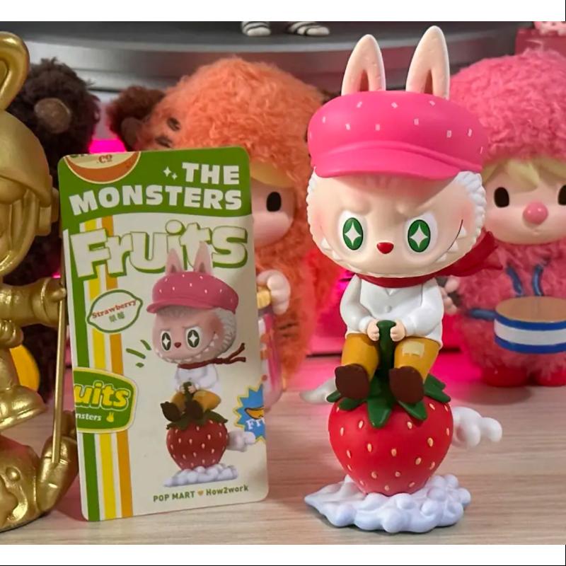 Labubu The Monsters Fruits Series Strawberry Collectible Figure - Cute Anime Vinyl Toy for Display, Gift & Home Decor | Perfect for Anime Fans, Kawaii Lovers & Pop Culture Collectors