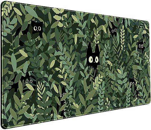 Green Leaves Cat