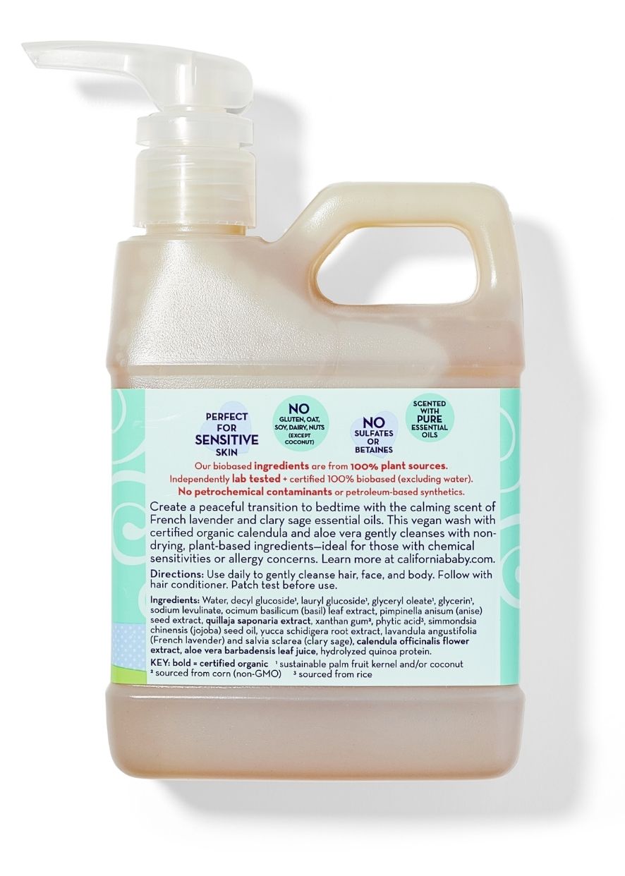Calming™ Shampoo & Body Wash for Sensitive Skin - Gentle Cleansing for Babies & Adults - Perfect for Dry, Itchy Scalp & Stress Relief Bath Time