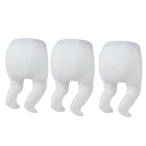 3 Pairs White