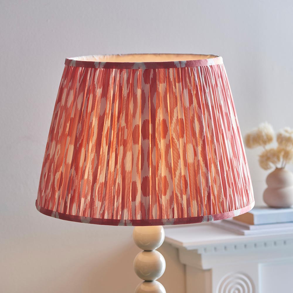 Auralis Ikat Floor Lamp with E27 Socket - Modern Handwoven Design for Living Room, Bedroom & Office Lighting