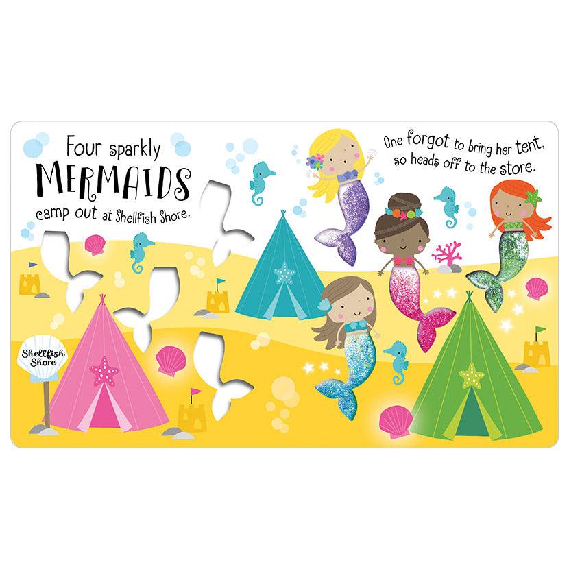 Five Sparkly Mermaids Board Book - Durable Children's Storybook for Bedtime Reading & Early Learning