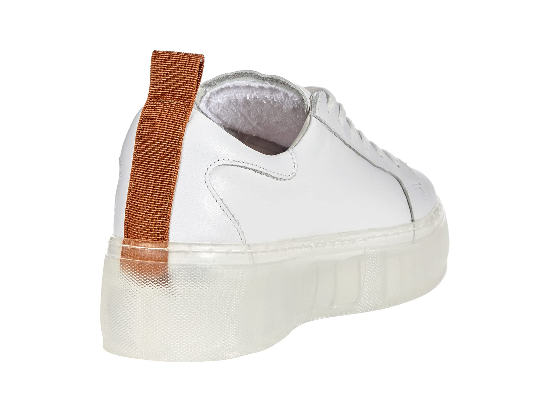 42 GOLD Glee Smooth Leather Women's Sneakers - Genuine Leather Lining, Lightly Padded Tongue & Collar, Round Toe Design | Comfortable Casual Shoes for Walking, Work & Everyday Wear