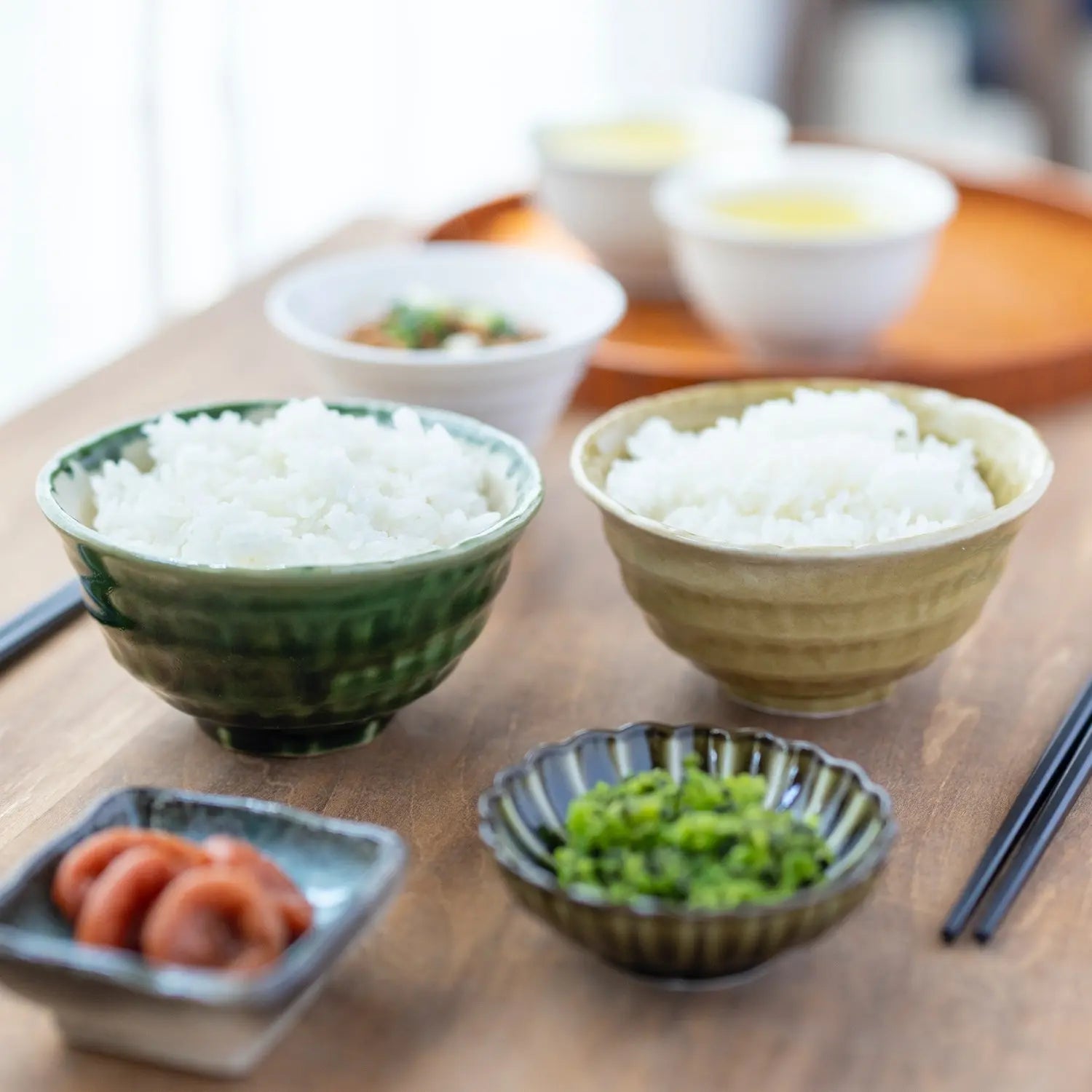 Premium EBM Porcelain Tempered Rice Bowl - 12cm Oribe Style - Durable & Microwave Safe - Perfect for Asian Cuisine, Home Dining & Restaurant Use