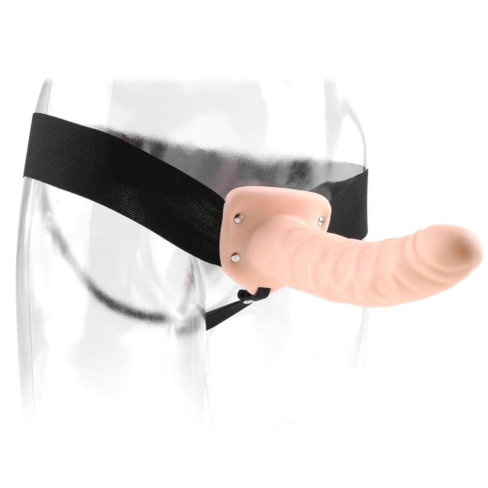 Fetish Fantasy Series 8 Firm Hollow Strap-On Dildo for Women & Couples - Perfect for Role Play, BDSM, and Lesbian Sex
