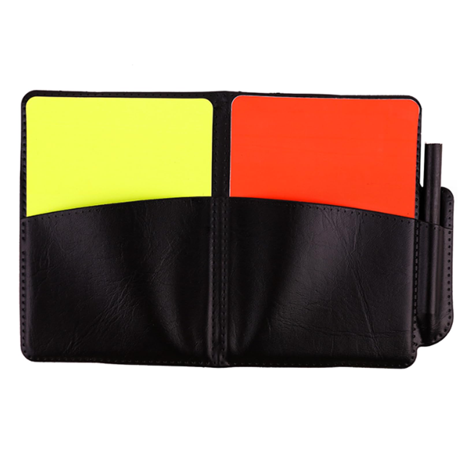 Football Referee Cards Set - Red & Yellow Warning Cards with Referee Wallet - Perfect for Soccer, Futsal & Youth Games - Essential for Coaches, Referees & Sports Enthusiasts