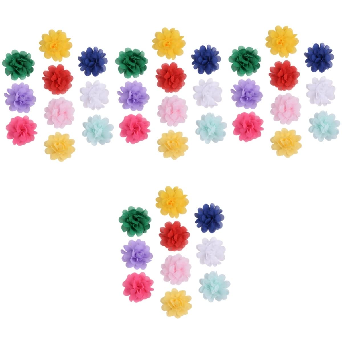 UPKOCH 40 Pcs Spinning Hair Clips for Kids - Soft Fabric Hair Accessories for School & Play