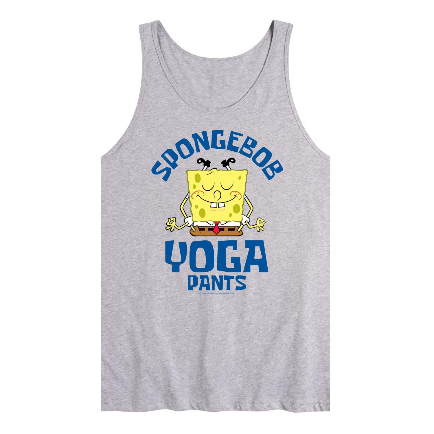 SpongeBob SquarePants Yoga Pants for Men - Jersey Tank Top - Hybrid Apparel - Perfect for Gym, Yoga & Casual Wear