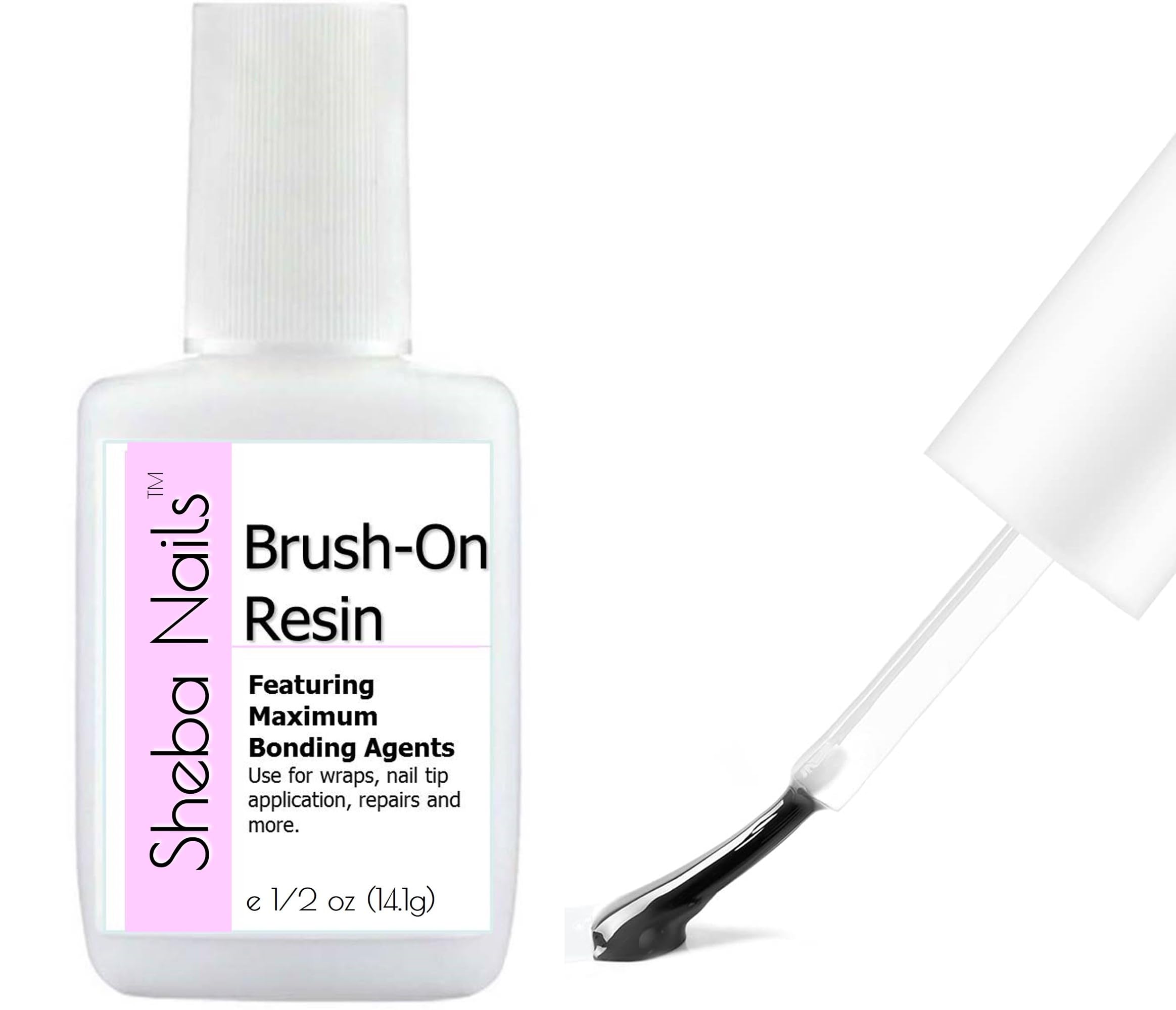 SHEBA Brush On Resin Precut Fiberglass Nail Wrap Starter Kit - DIY Nail Extension & Repair Set for Salon-Quality Manicures at Home | Perfect for Nail Art, Strengthening Weak Nails & Special Occasions
