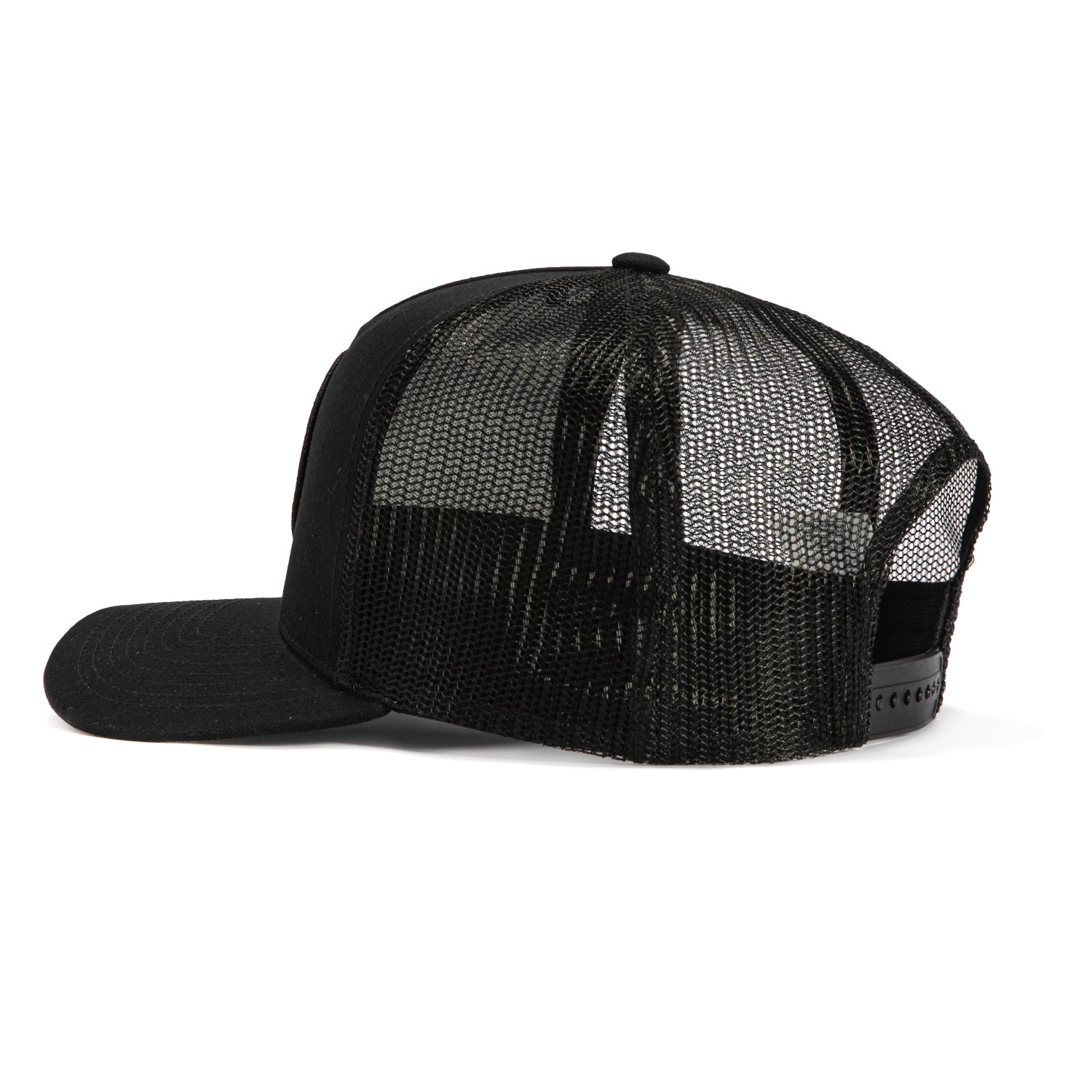 Brixton Gibson Mesh Snapback Trucker Hat for Men & Women - Adjustable Black Baseball Cap for Outdoor Activities, Sports & Casual Wear
