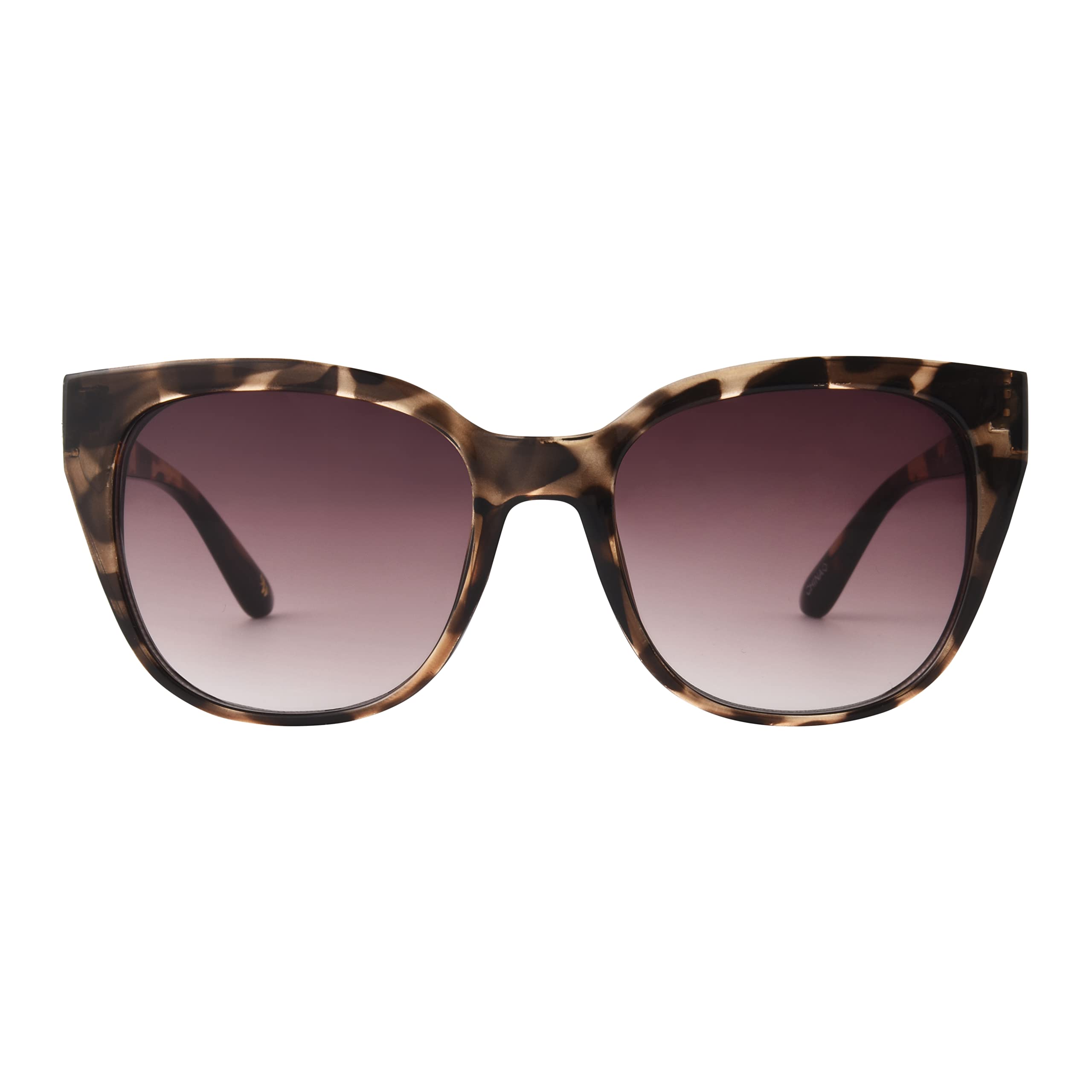 Nine West Women's Shayna Cat Eye Sunglasses - Brown Tortoise Frame, 52mm Lens - Stylish UV Protection for Outdoor Activities & Fashion Accessories
