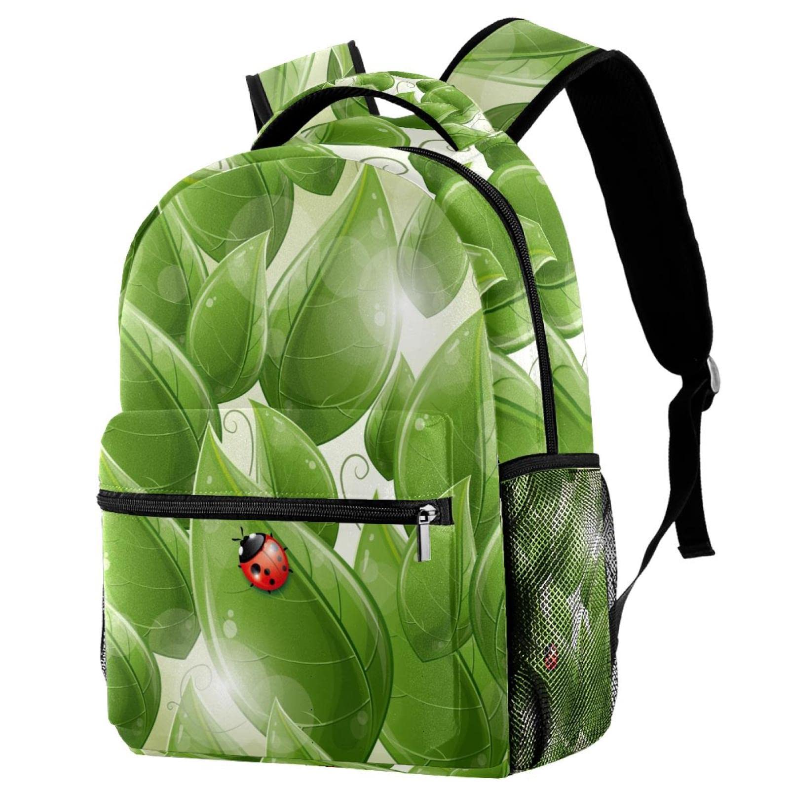 Cute Ladybug Print Backpack for Girls & Boys - Lightweight School Backpack for Kids, Teens & College Students - Perfect for School, Travel & Daily Use