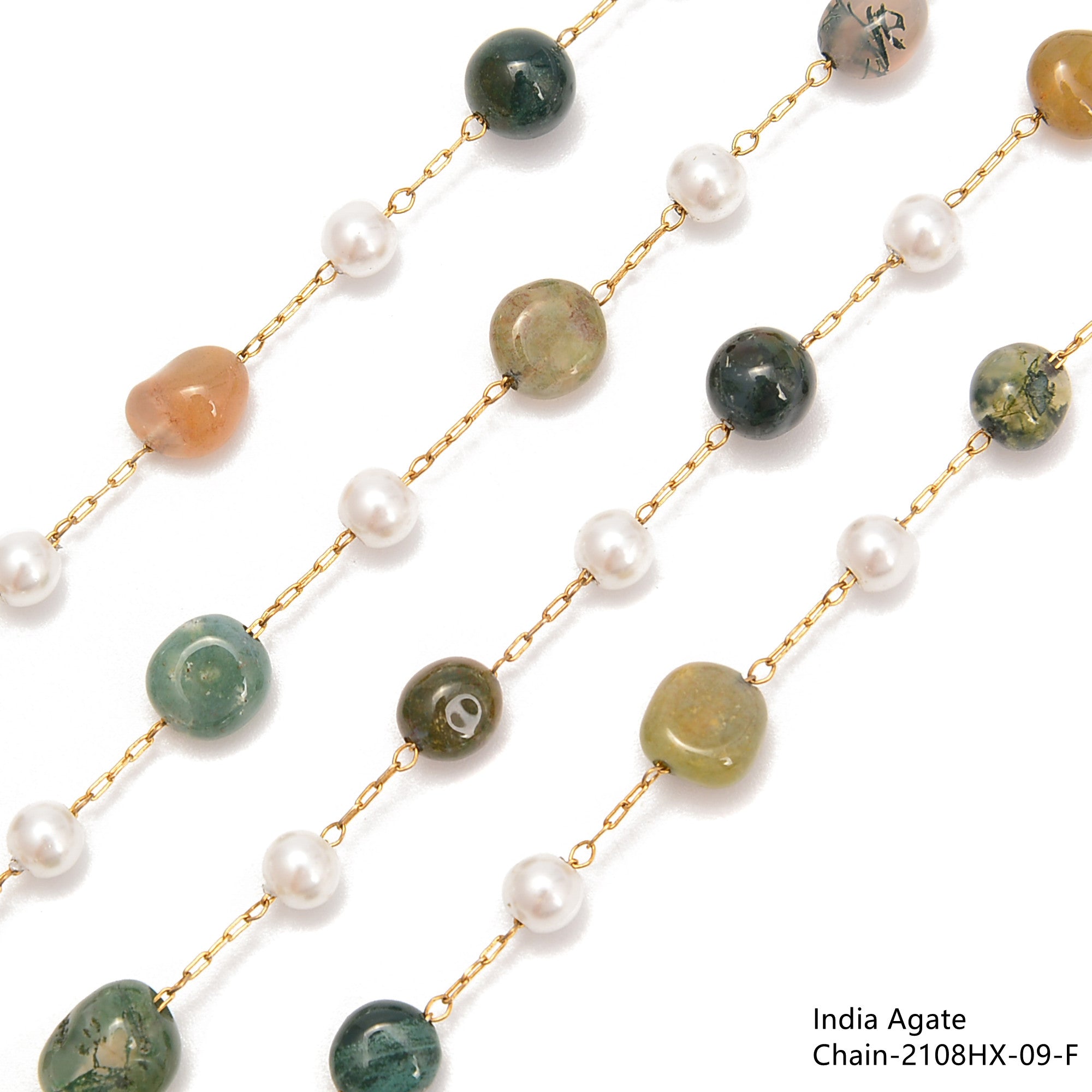 6-8mm Natural Multi Gemstone Pebble Nugget Beads - 1 Meter Per Bag for Jewelry Making, DIY Bracelets & Necklaces - Perfect for Boho, Hippie & Handmade Accessories