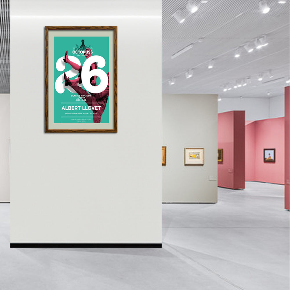 Premium 20x30 Wood Snap Frames for Posters - 4 Wide Matboard Display - Perfect for Home Decor, Office Art & Gallery Exhibitions