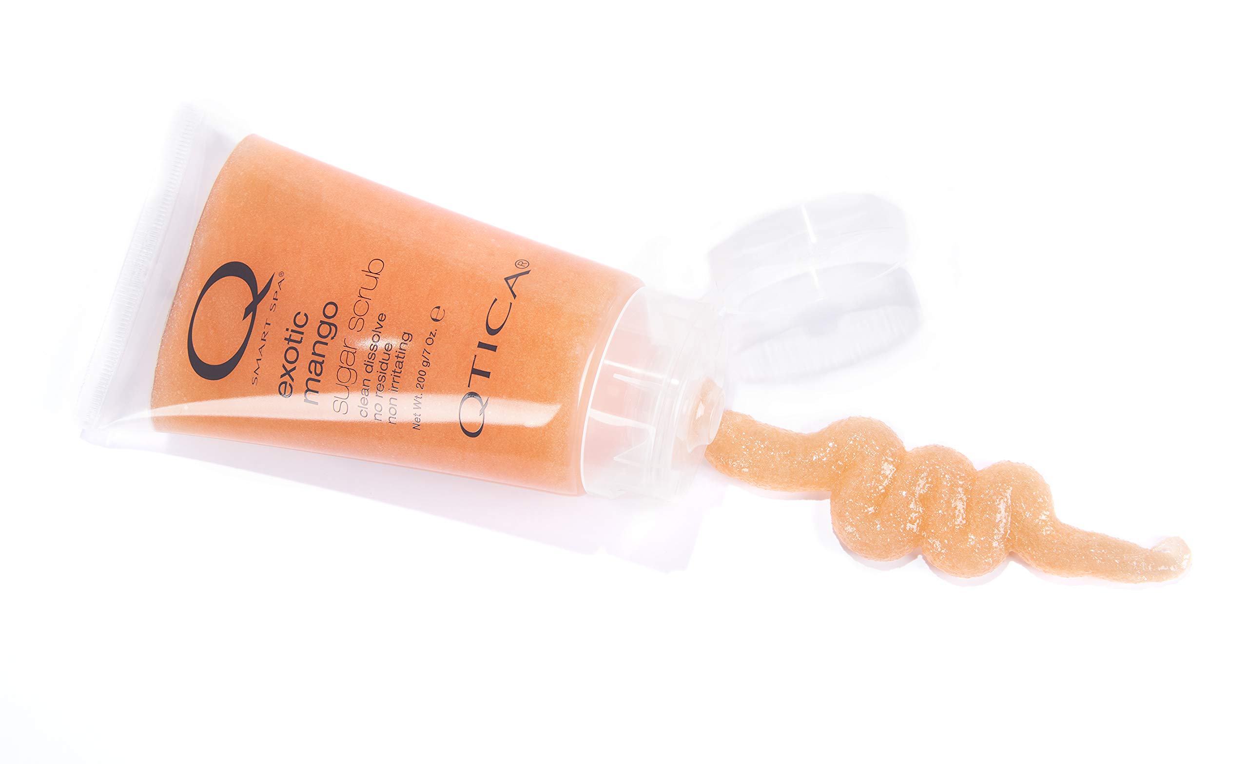 Qtica Smart Spa Sugar Scrub - Exotic Mango Scent, 7 oz Body Scrub for Soft & Glowing Skin | At-Home Spa Treatment & Gift Idea