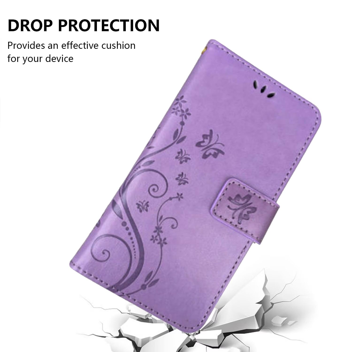 Premium Leather Wallet Case for iPhone SE (2020/2022) - Magnetic Flip Cover with Card Holder | Slim Protective Phone Case for Women & Men | Perfect for Work, Travel & Everyday Use (4.7 inch)