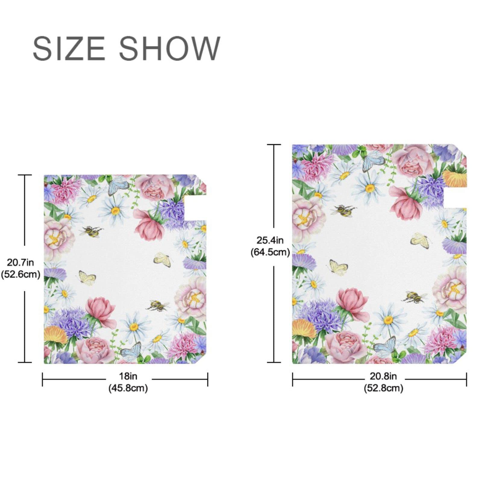 Senya Spring Mailbox Cover - Waterproof Flower Garden Oxford Cloth Post Box with Magnetic Strip for Garden & Yard Decoration | Perfect for Spring Home Decor & Outdoor Mailbox Protection
