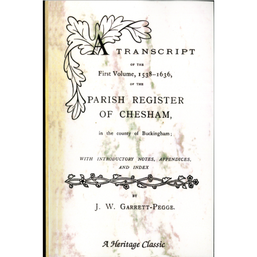 Chesham Parish Register - Volume 1 (1538-1636) | Buckinghamshire Genealogy Records & Family History Research | Perfect for Ancestry Research & Historical Documentation