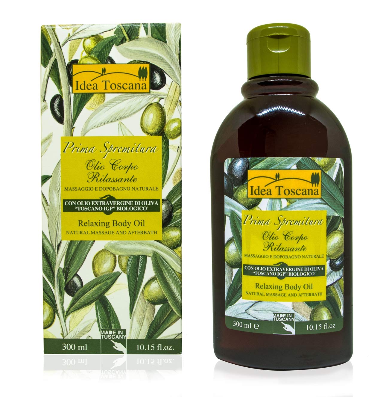 Relaxing Body Oil 300ml (10.15oz) - Moisturizing & Aromatherapy Massage Oil for Stress Relief & Skin Hydration - Perfect for Spa, Yoga & Nighttime Relaxation