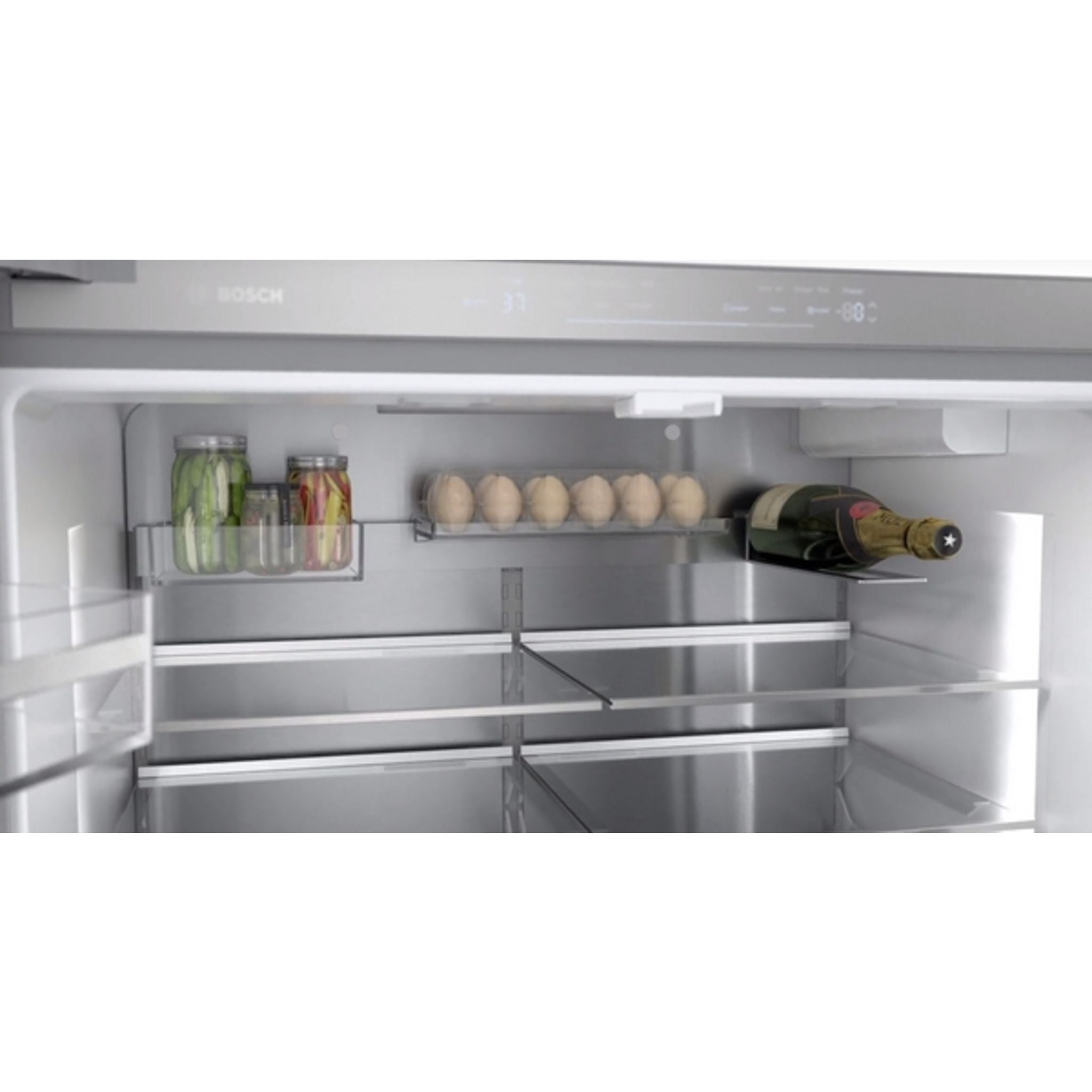 Bosch 36 Inch French Door Refrigerator (B36CL80ENS) - Stainless Steel, Energy Star Certified - Perfect for Modern Kitchens & Open Floor Plans