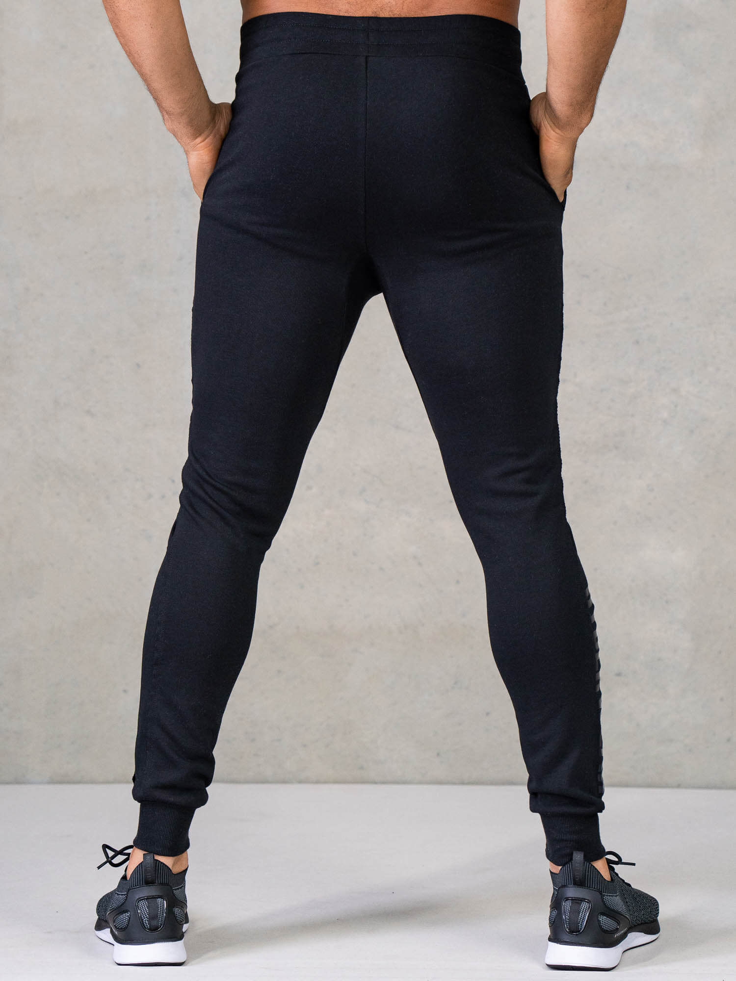 Force Track Pant - Men's Athletic Joggers with Stretch & Pockets - Black - Perfect for Running, Gym & Casual Wear