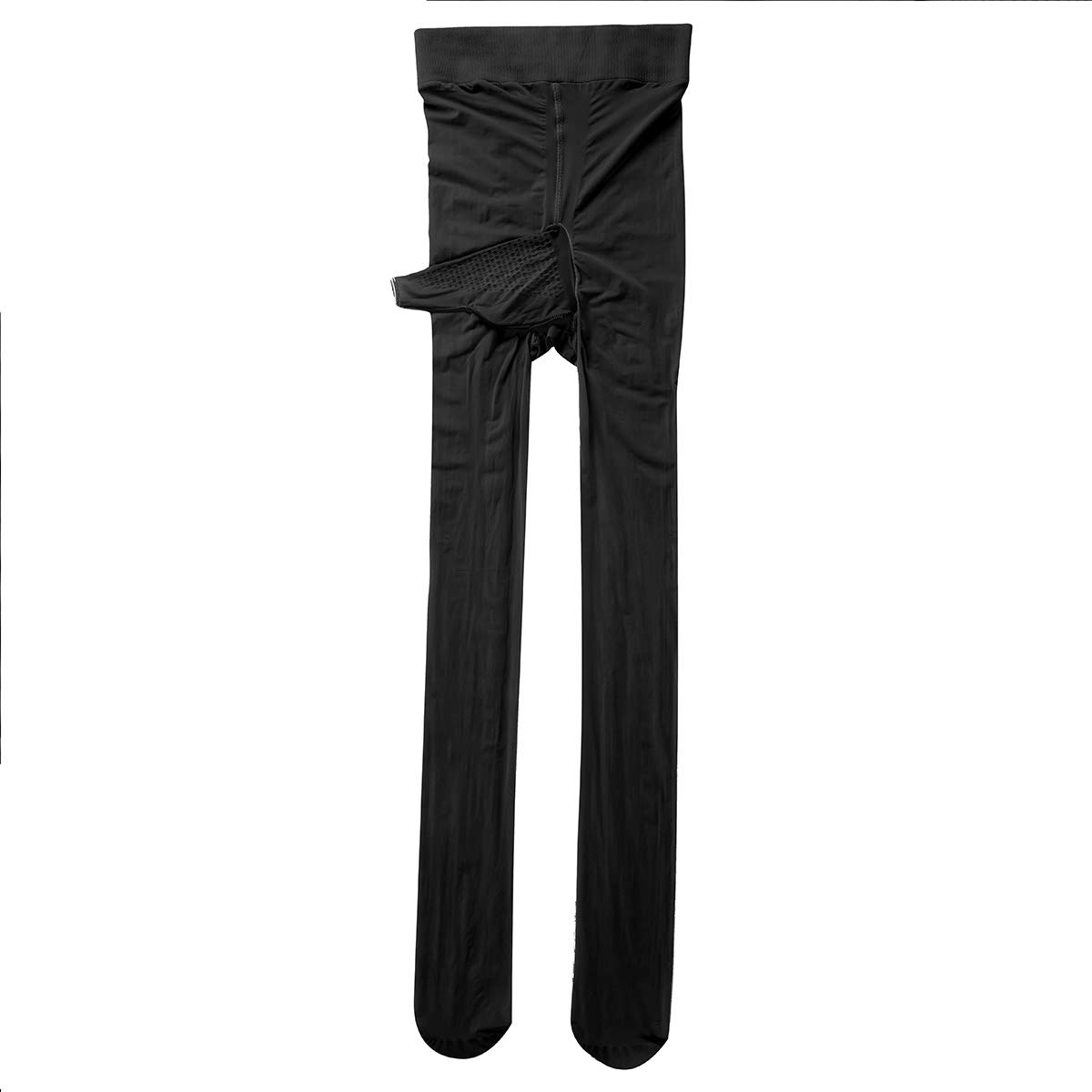 Sexy Open Crotch Pantyhose Bodysuit for Men - Stretchy Tight Body Stockings - Perfect for Roleplay, Lingerie & Sensual Wear
