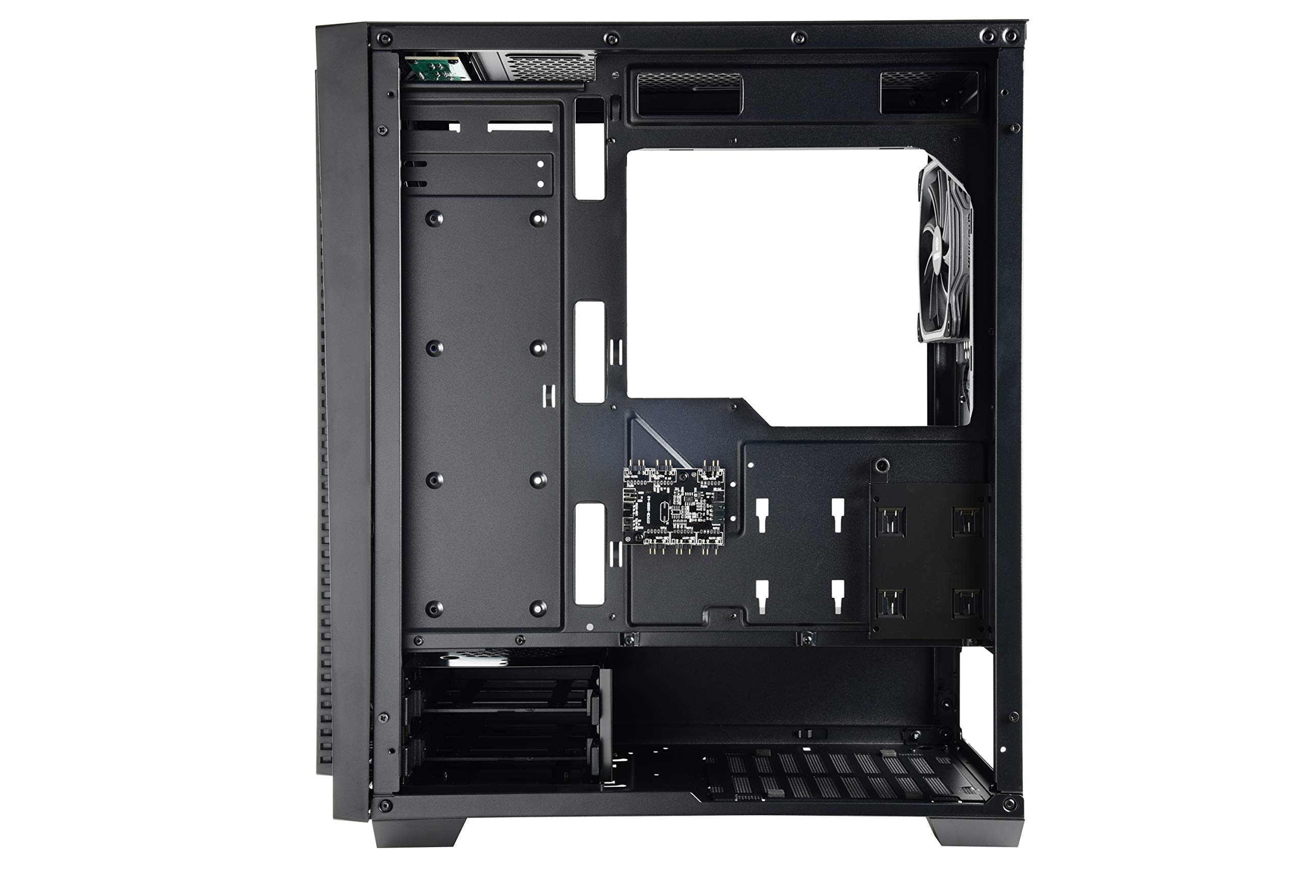 Enermax Starryfort SF30 Gaming PC Case - Tempered Glass ARGB Mid Tower with 4 Pre-Installed A-RGB Fans (ECA-SF30-M1BB-ARGB) | Perfect for Custom RGB Gaming Rigs & Streaming Setups