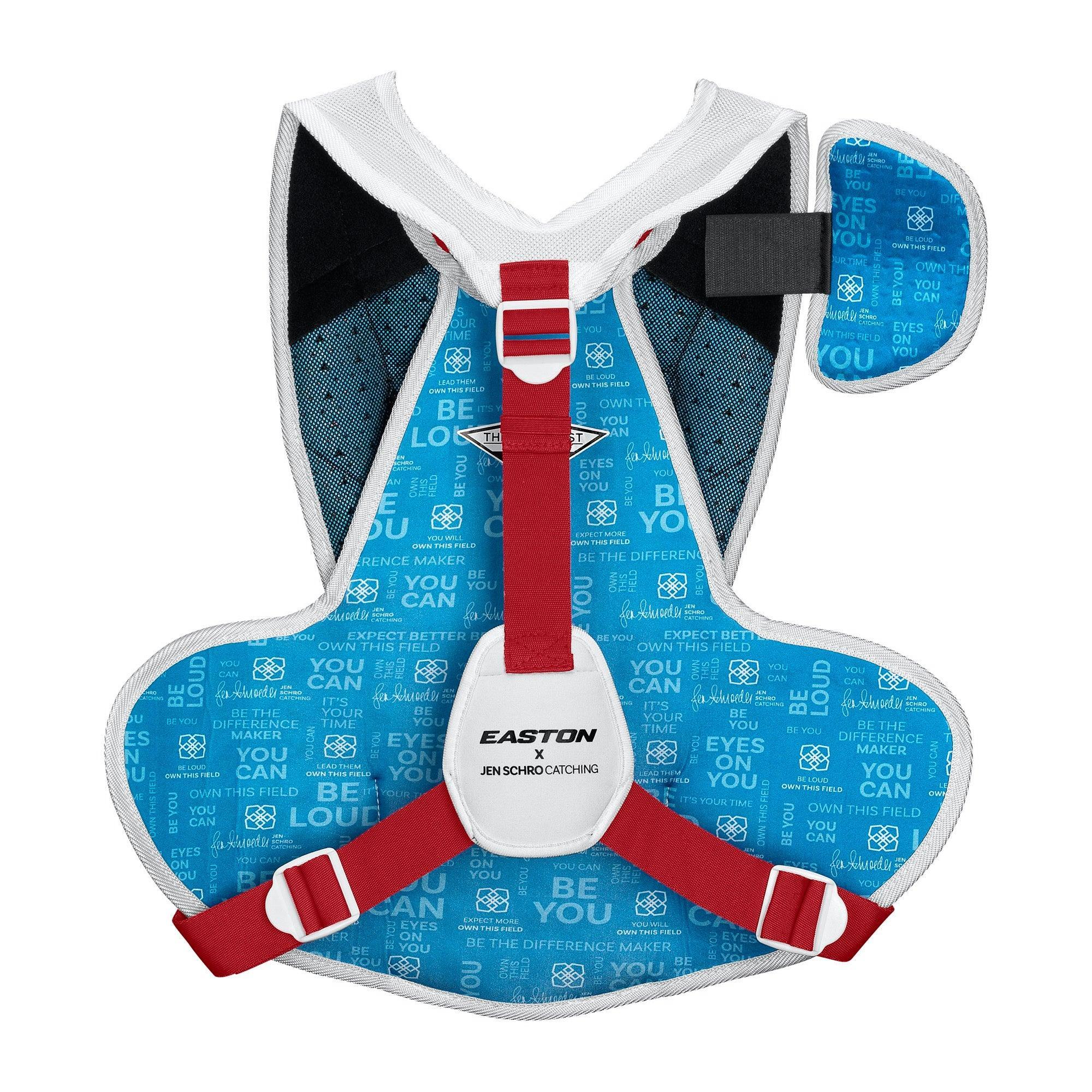 Easton Jen Schro Fast Pitch Catcher's Set - Stars & Stripes Design | Premium Softball Gear for Women & Girls | Perfect for Competitive Games & Training Sessions