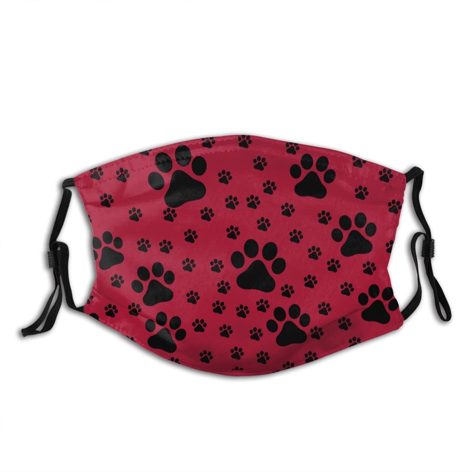 Funny Animal Paw Face Mask with Filters - Washable & Reusable Adjustable Bandana Mask for Men & Women - Perfect for Halloween, Cosplay, and Daily Outdoor Protection