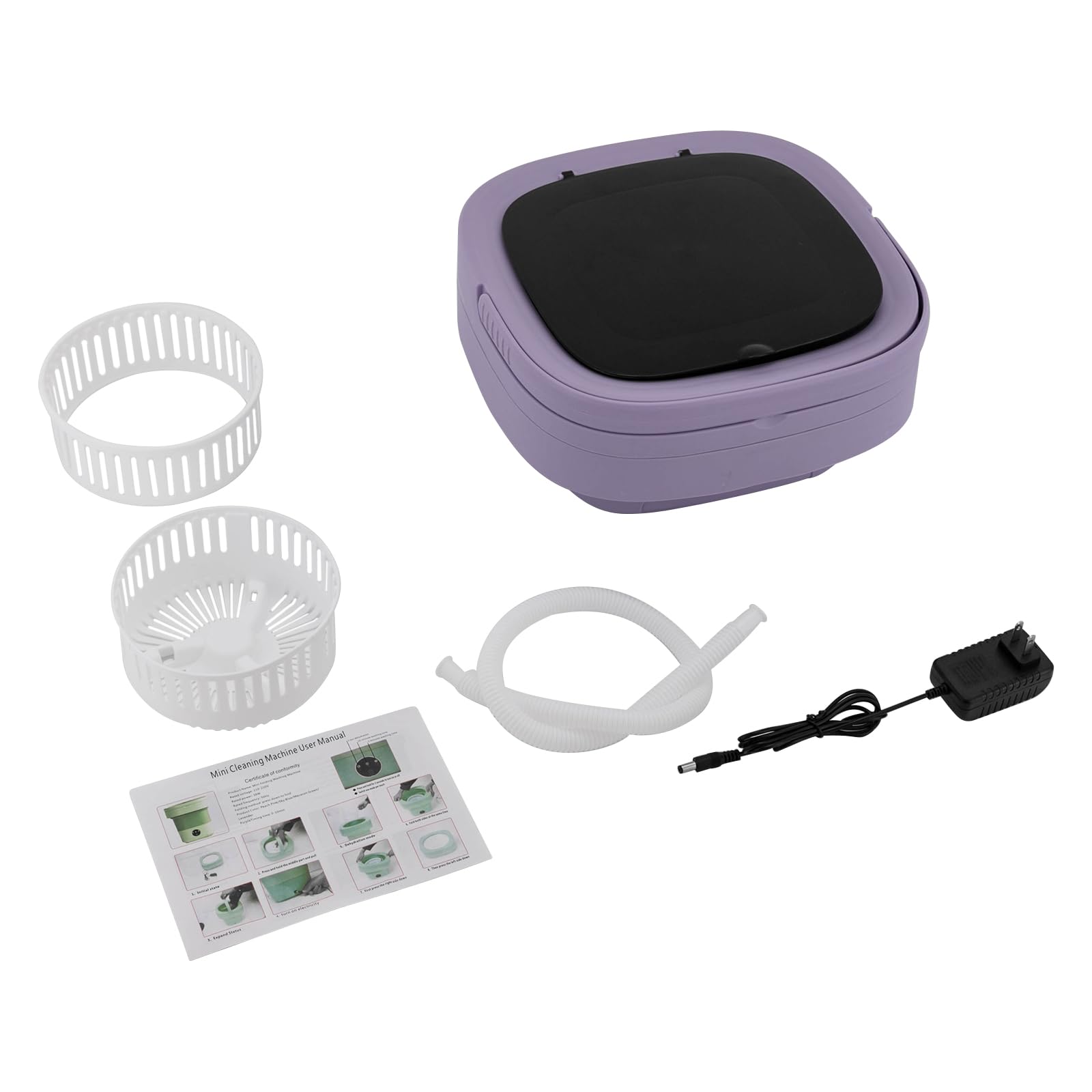 Mini Portable Washing Machine 11L - Compact & Foldable Laundry Washer for Small Spaces - Perfect for Apartments, Dorms, Camping, RV & Travel - Lightweight Clothes Washer for Quick Laundry Anywhere