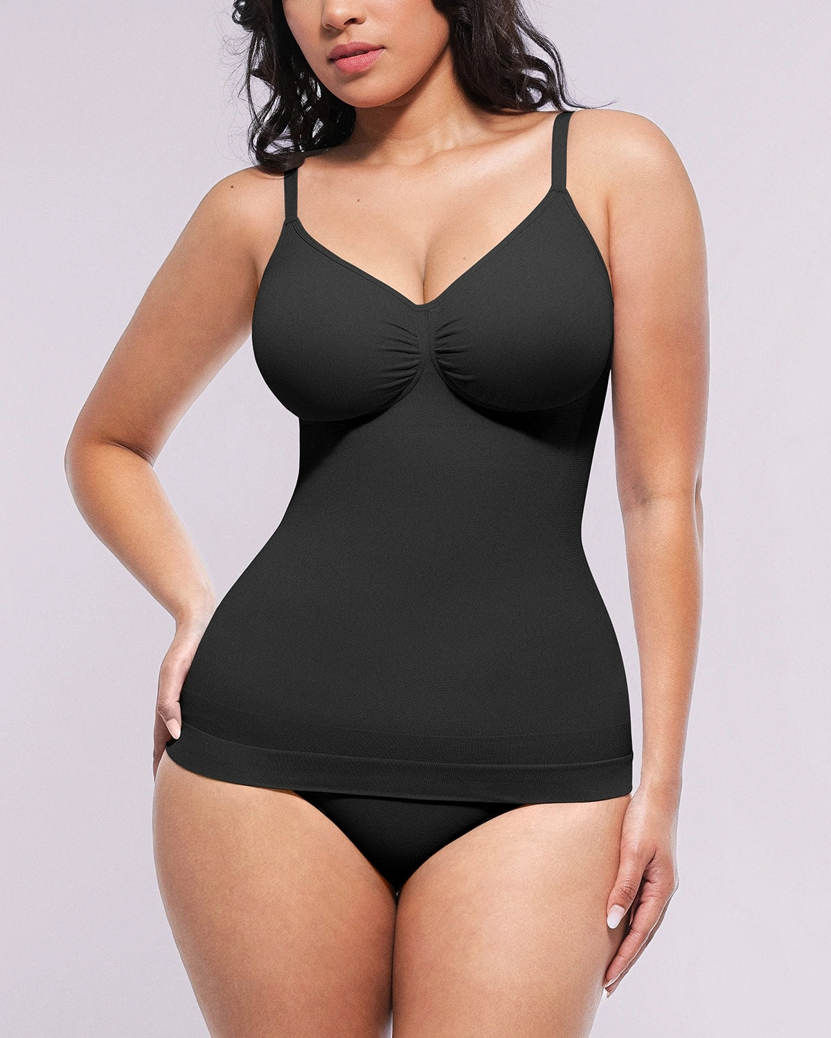 OceanHug™ Eco-Friendly Oyster Shell Relaxed Cami Top - Sustainable Women's Beachwear for Casual Outings & Summer Vacations