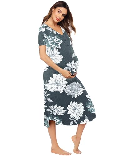 Grey Blue Flower