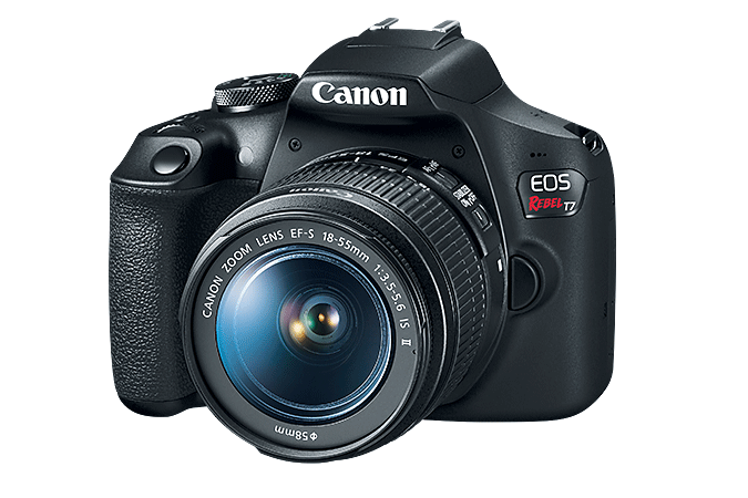 Canon EOS Rebel T7 DSLR Camera with EF-S 18-55mm IS II Lens Kit - Perfect for Travel Photography, Vlogging & Beginner Photographers