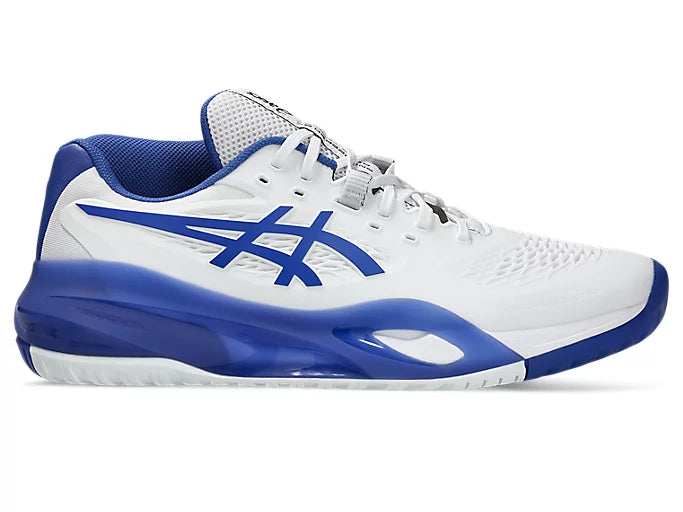 ASICS Men's Gel Resolution X Tennis Shoes - White/Dark Cobalt - High-Performance Court Sneakers for Competitive Play & Training